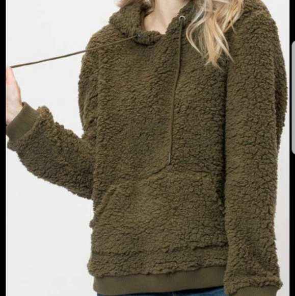 Love Tree Tops - 🔥 Flash sale! NWT Green Sherpa Sweatshirt